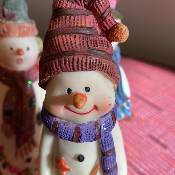 Three Adorable Holiday Snowmen - Picture 7 of 12